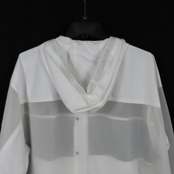 DKNY White and Gray Windbreaker Jacket Sz. XL - Picture 9 of 16